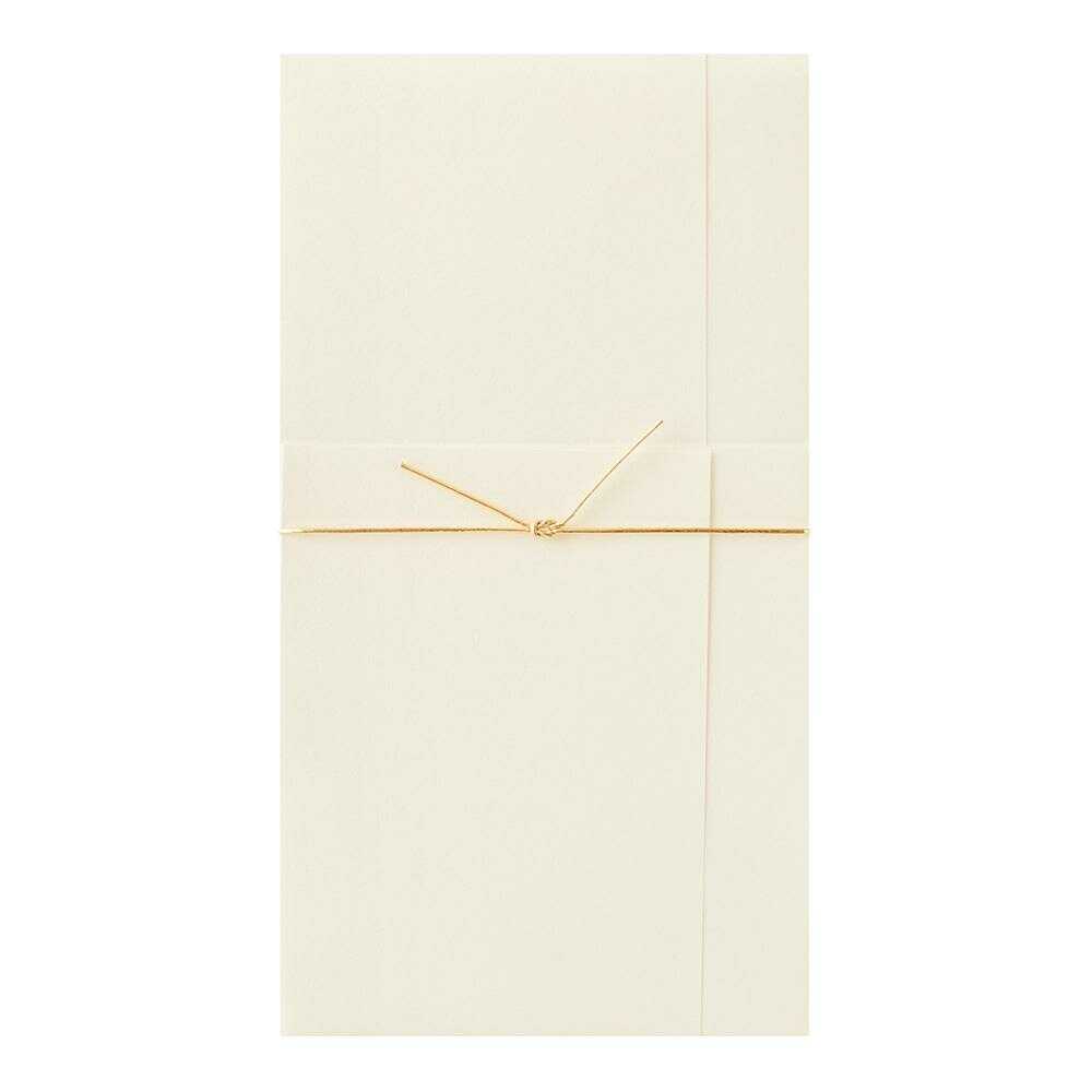 ミドリ 金封 結婚祝 染め紙 白練 1枚入(中袋付)