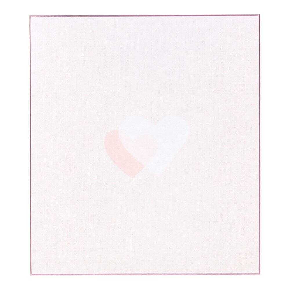 ミドリ カラー色紙 寄せ書きシール付 ハート柄 1枚