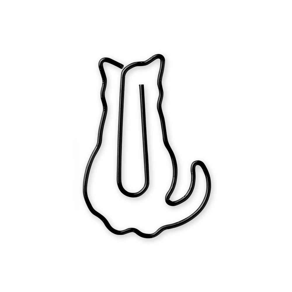 ミドリ ディークリップス ミニボックス 座りネコ柄A 12個入