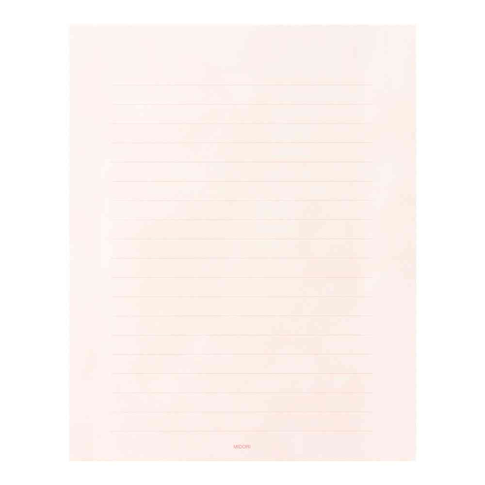 ミドリ レターセット134 花色ノキモチ 便箋/16枚入、封筒/8枚入、シール/1枚入