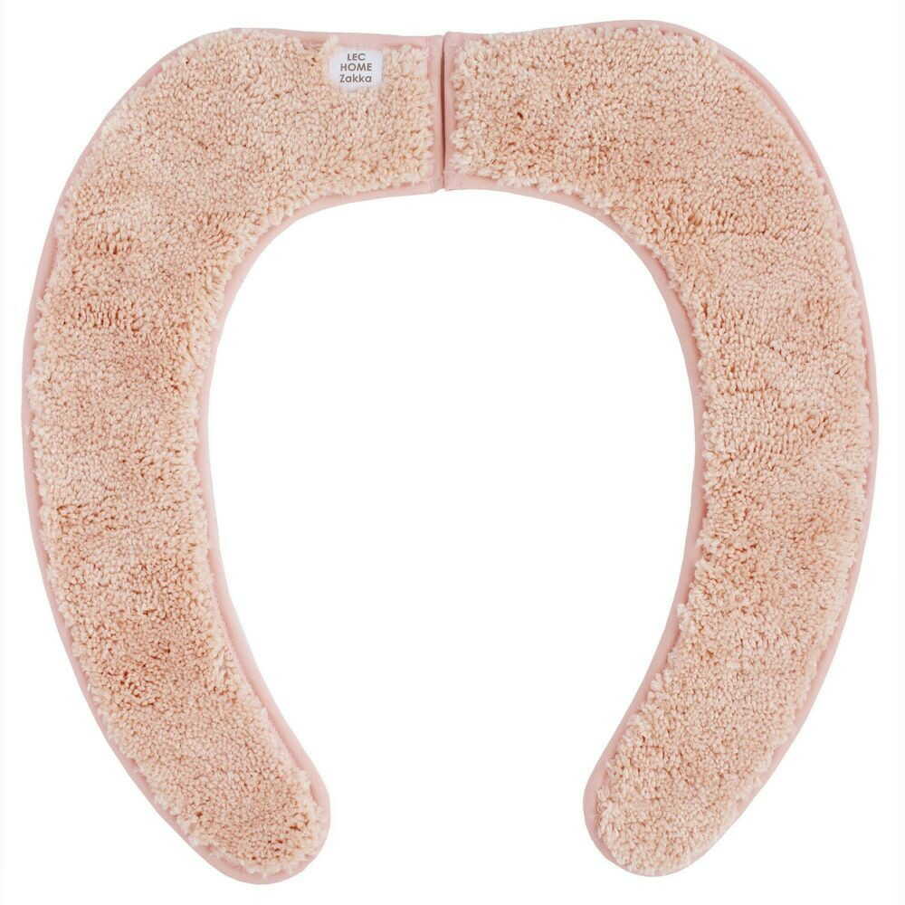 レック 吸着べんざシート もこふわタフトスリム ピンク 1組入