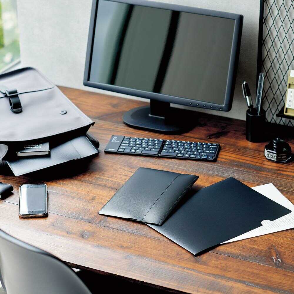 リヒトラブ Noir×noir ソリッドホルダー A4 1枚 220×310mm