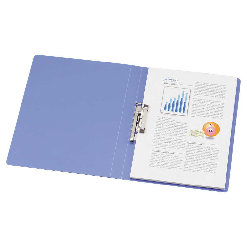 リヒトラブ パンチレスファイル<HEAVY DUTY> A4 黒 1冊 11黒