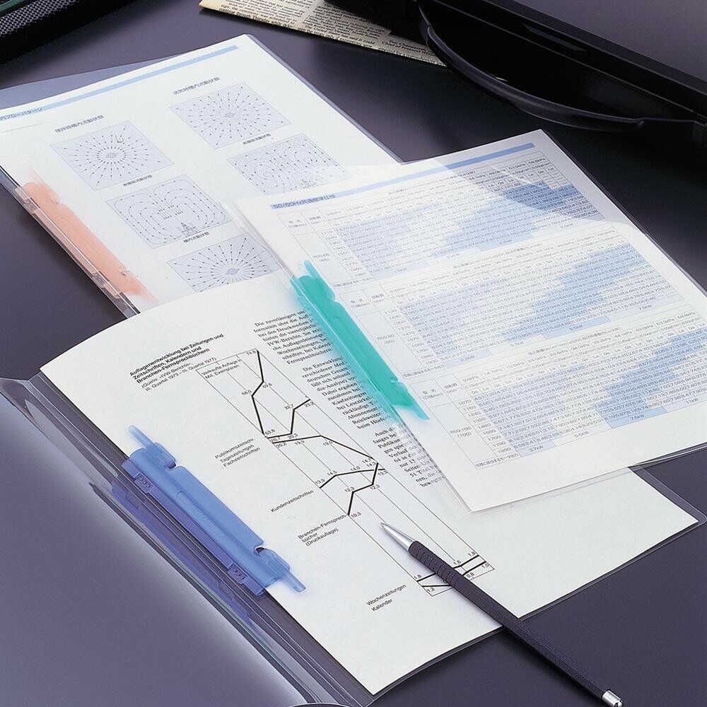 リヒトラブ ルーパーファイル A4 緑 5冊パック 緑