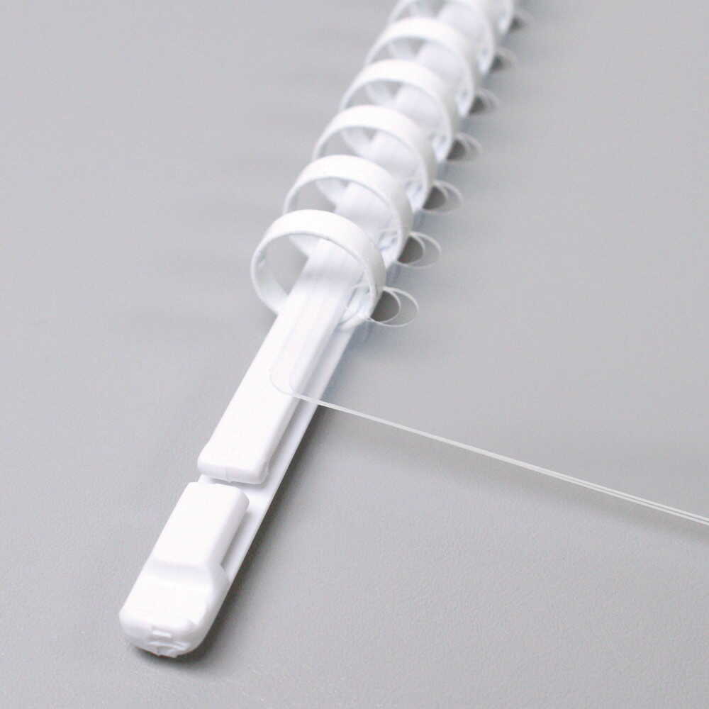 リヒトラブ スライドリング A4 ホワイト ノートリーフ 1本 ホワイト