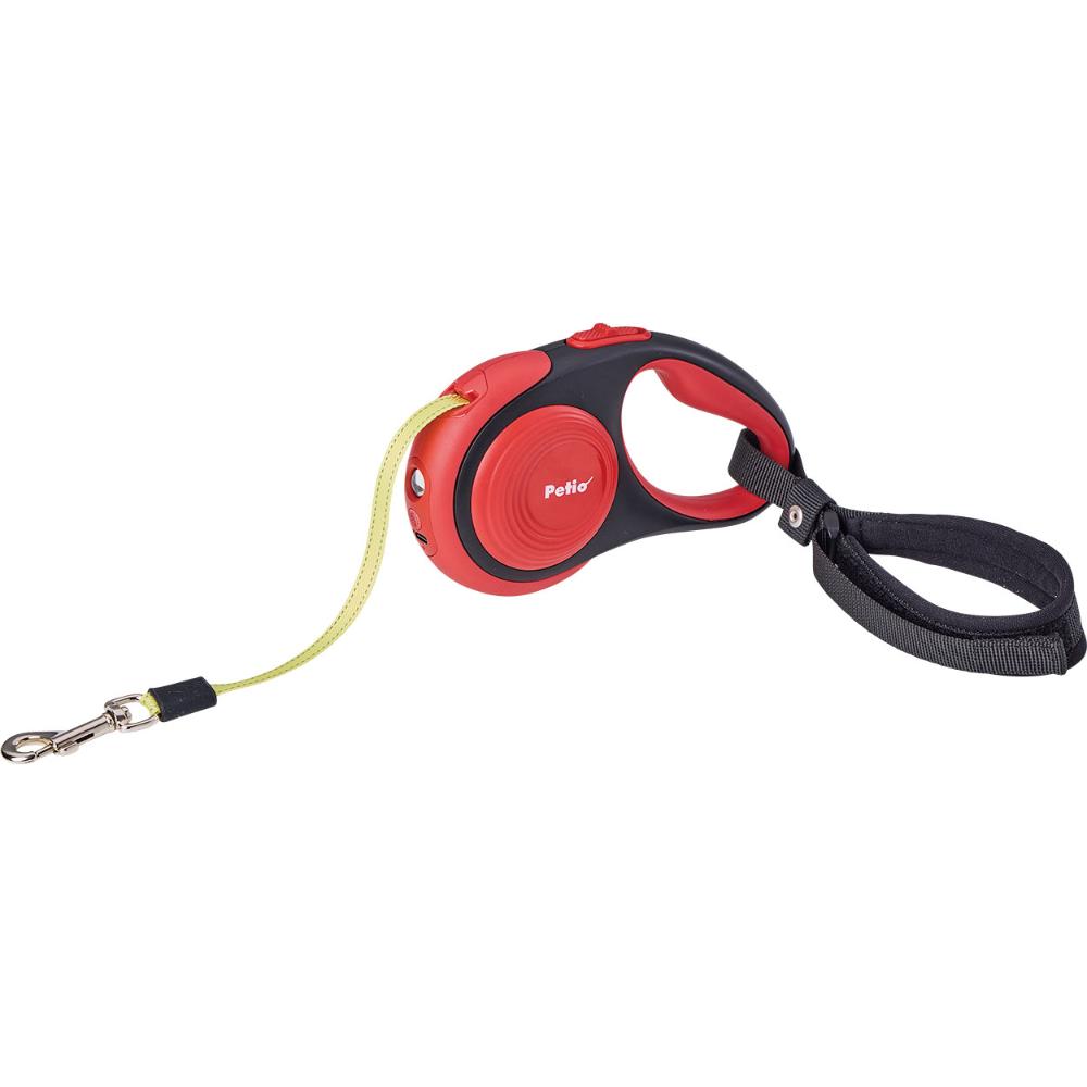 犬用伸縮引ひもリールリード ナイトウォーカーEX SM レッド メーカー直送 ▼返品・キャンセル不可【他商品との同時購入不可】