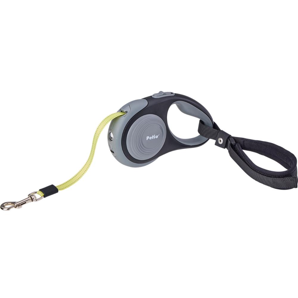 犬用伸縮引ひも リールリード ナイトウォーカーEX SM グレー メーカー直送▼返品・キャンセル不可【他商品との同時購入不可】