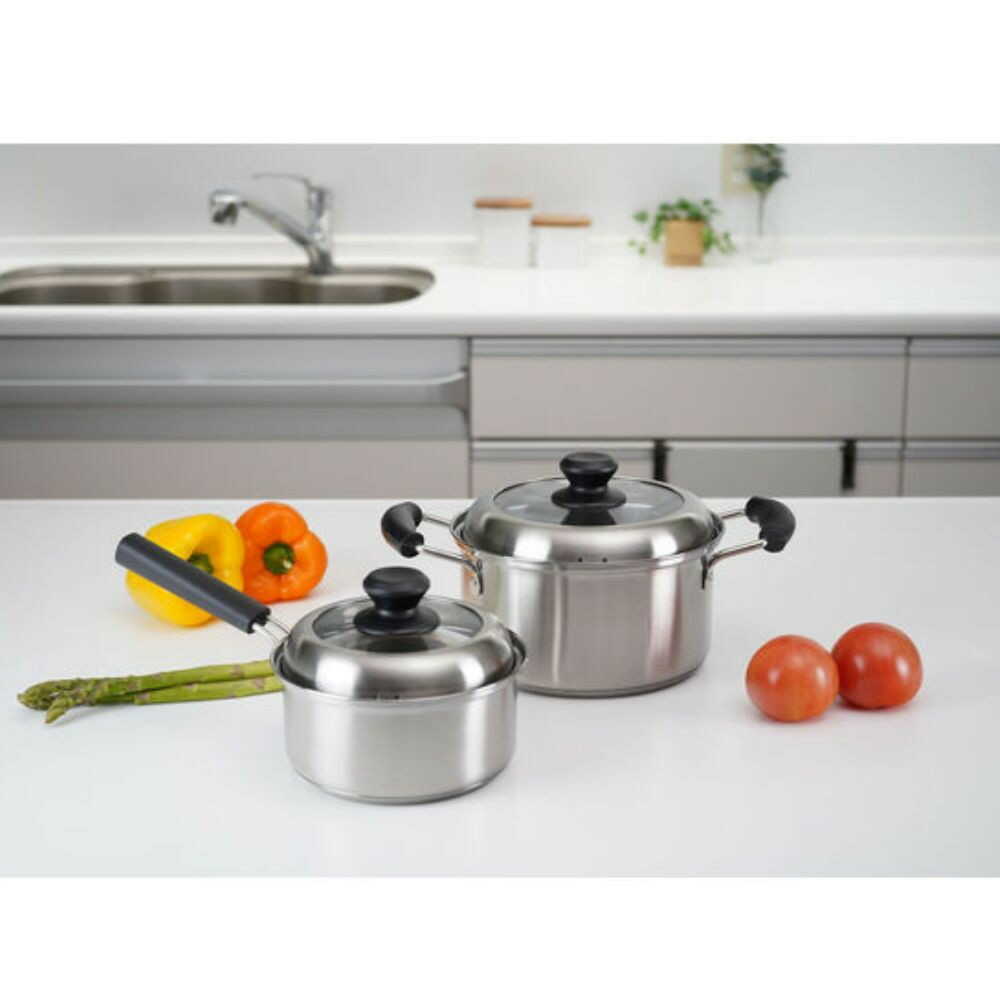 和平フレイズ ローザー IH対応 片手鍋 14cm シルバー シルバー