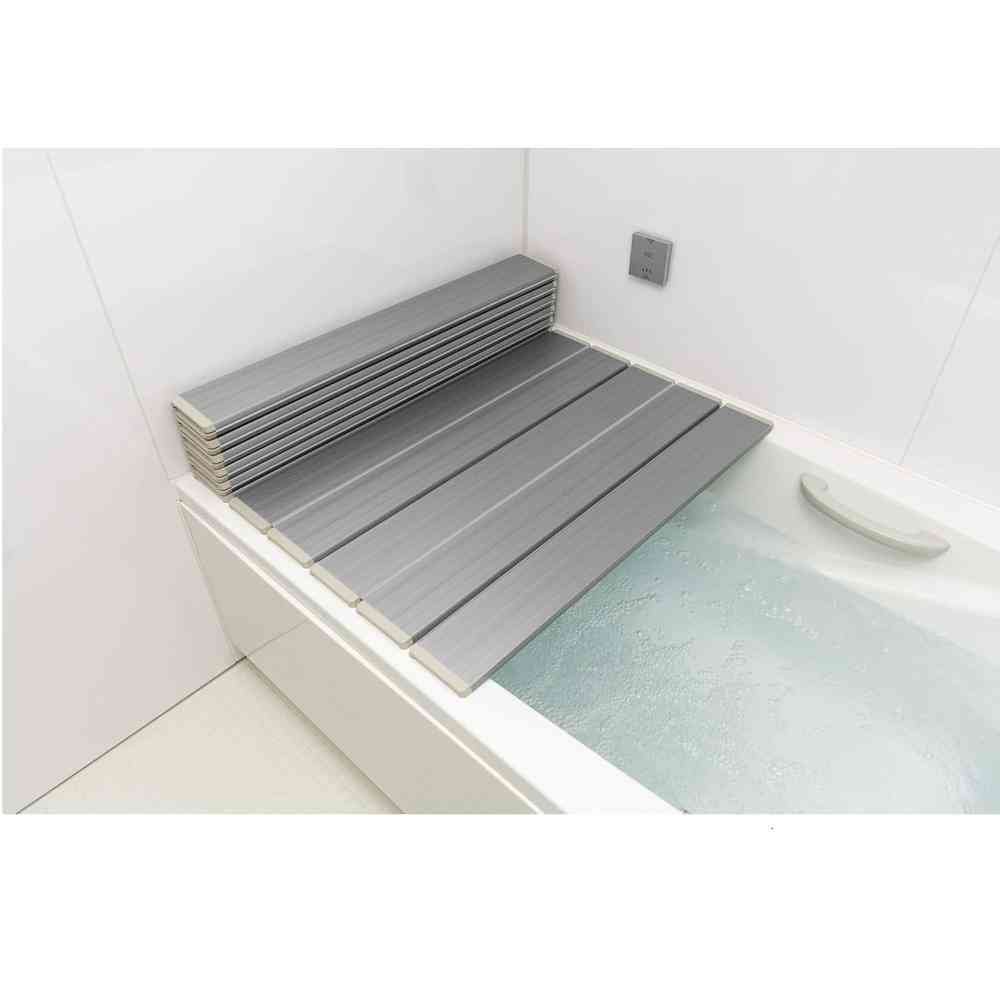 ケイ・マック 折りたたみ風呂ふた 抗菌Ag M11 1枚 メタリックグレー