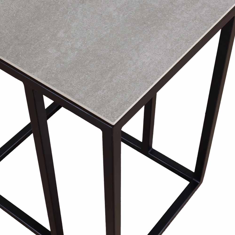 サイドテーブル Granada セラミック アッシュグレイ メーカー直送▼返品・キャンセル不可【他商品との同時購入不可】