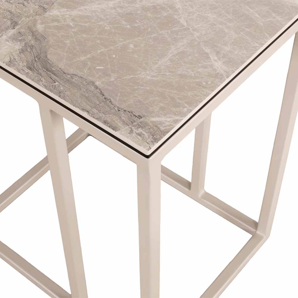 サイドテーブル Asti セラミック アーバンホワイト メーカー直送▼返品・キャンセル不可【他商品との同時購入不可】