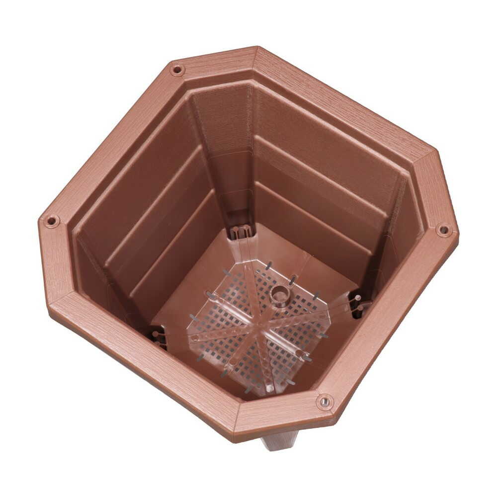 アップルウェアー 花と野菜のプランター 300型 ブラウン ブラウン