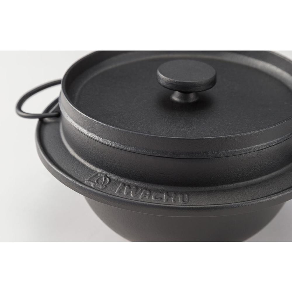 南部鉄器 ごはん鍋2合炊 21084 メーカー直送 ▼返品・キャンセル不可【他商品との同時購入不可】