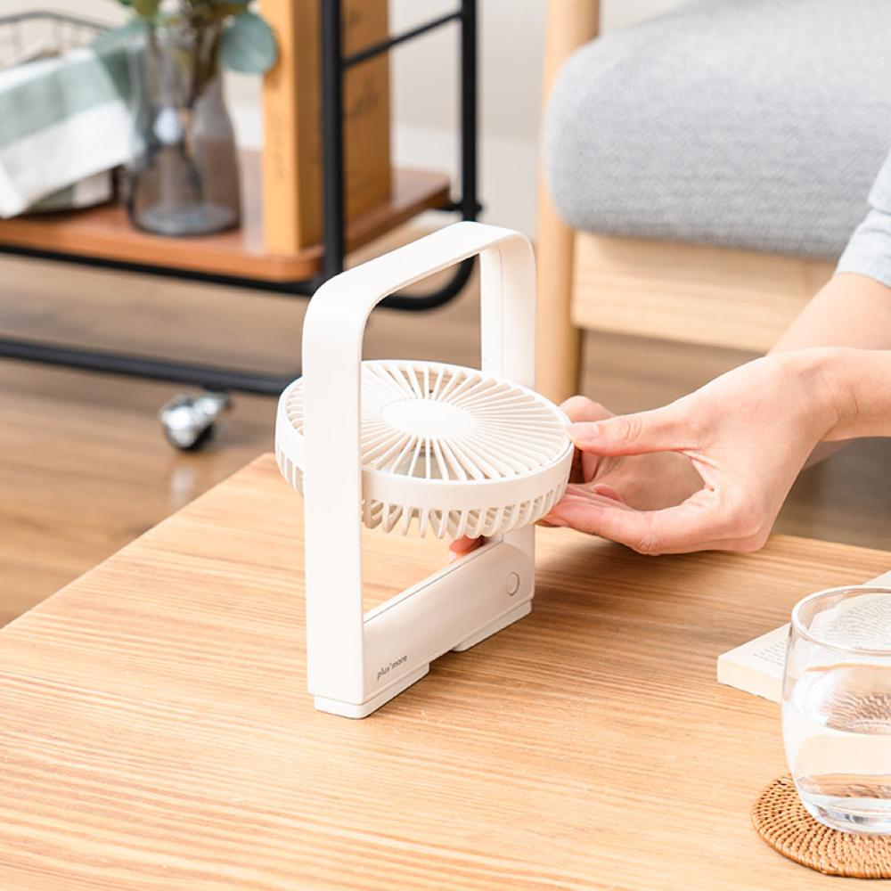 スリムデスクファンマグネット付 オフホワイト PBAF002-OW メーカー直送▼返品・キャンセル不可【他商品との同時購入不可】