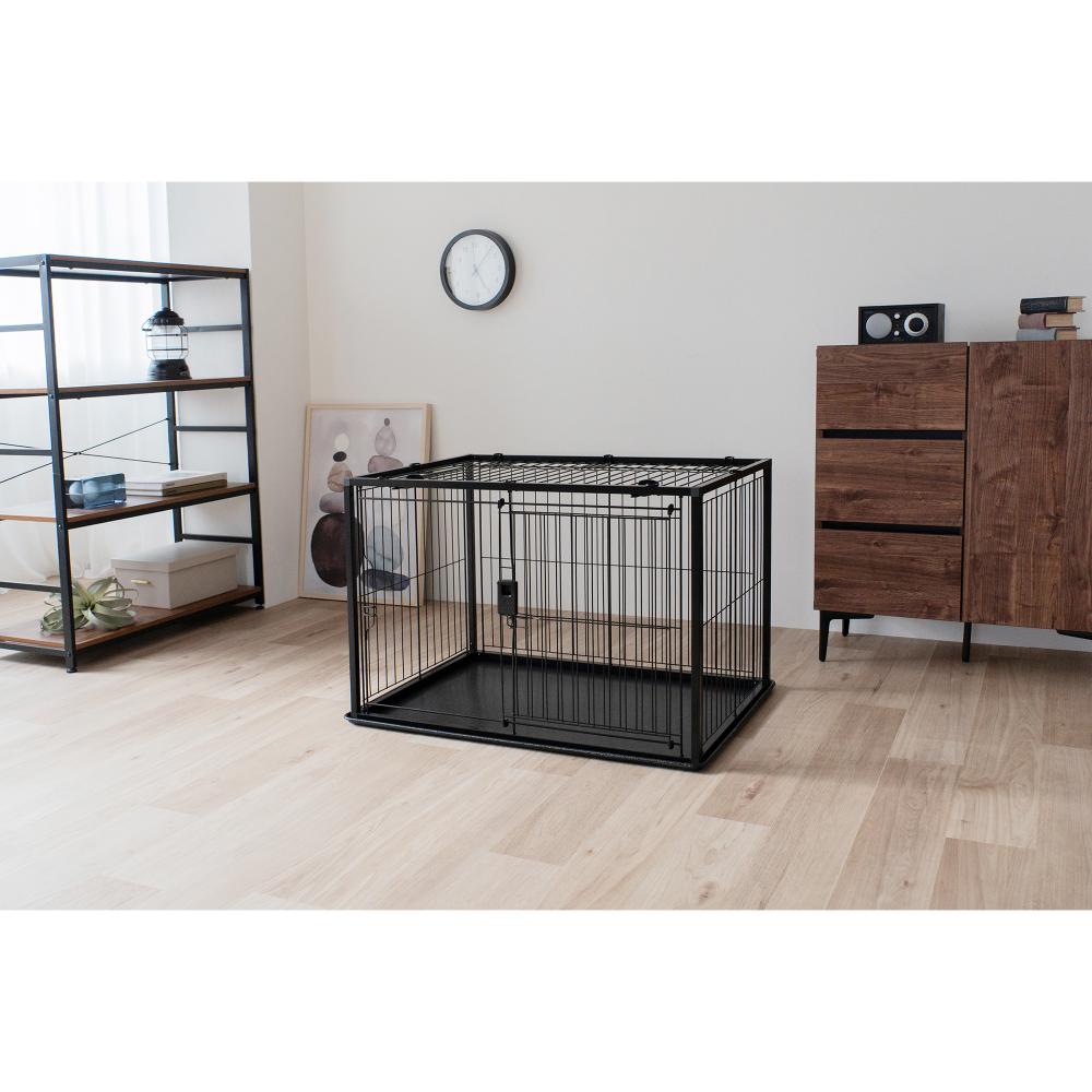 インテリアペットサークル 90-60屋根面 ブラック メーカー直送 ▼返品・キャンセル不可【他商品との同時購入不可】