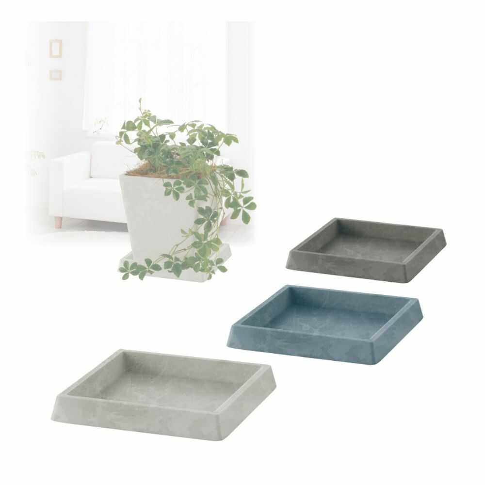 リッチェル ボタニー スクエアプレート10型 1個 ブルー