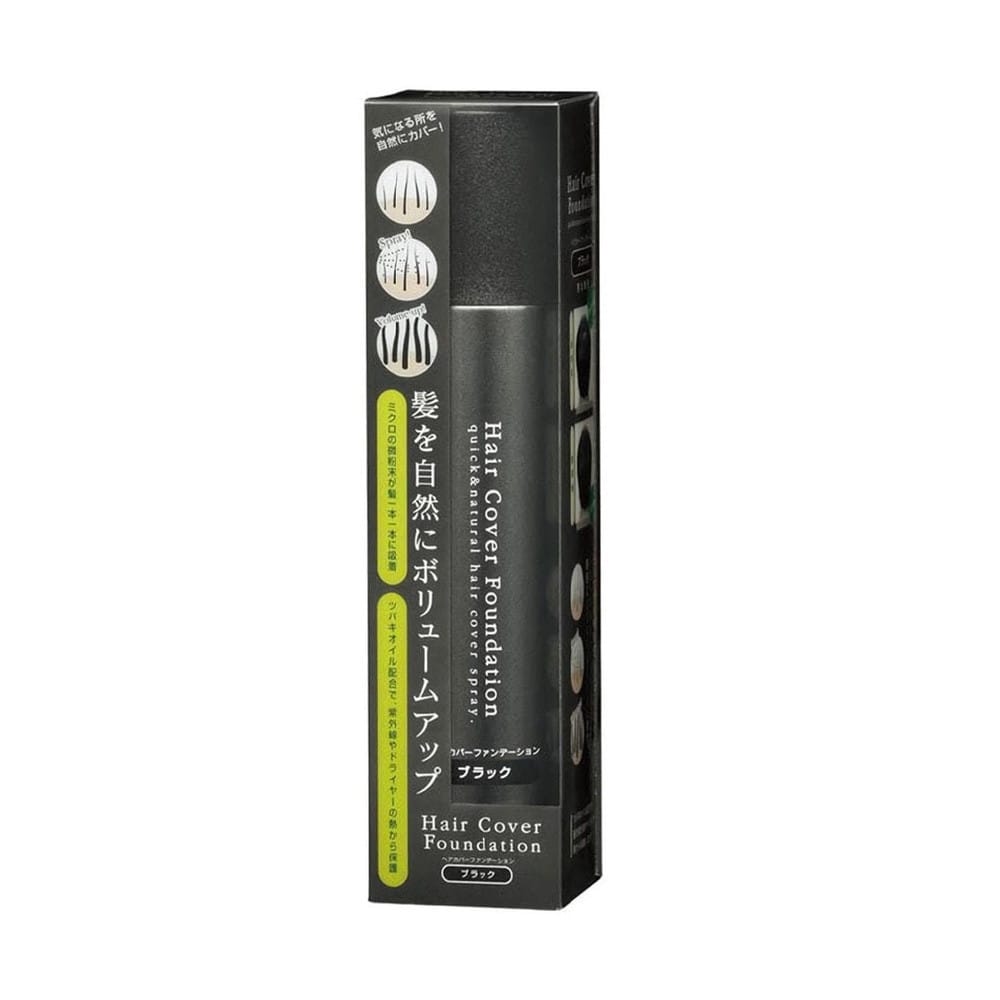 メロスコスメティックス メロス ヘアカバーファンデーション ブラック 150g