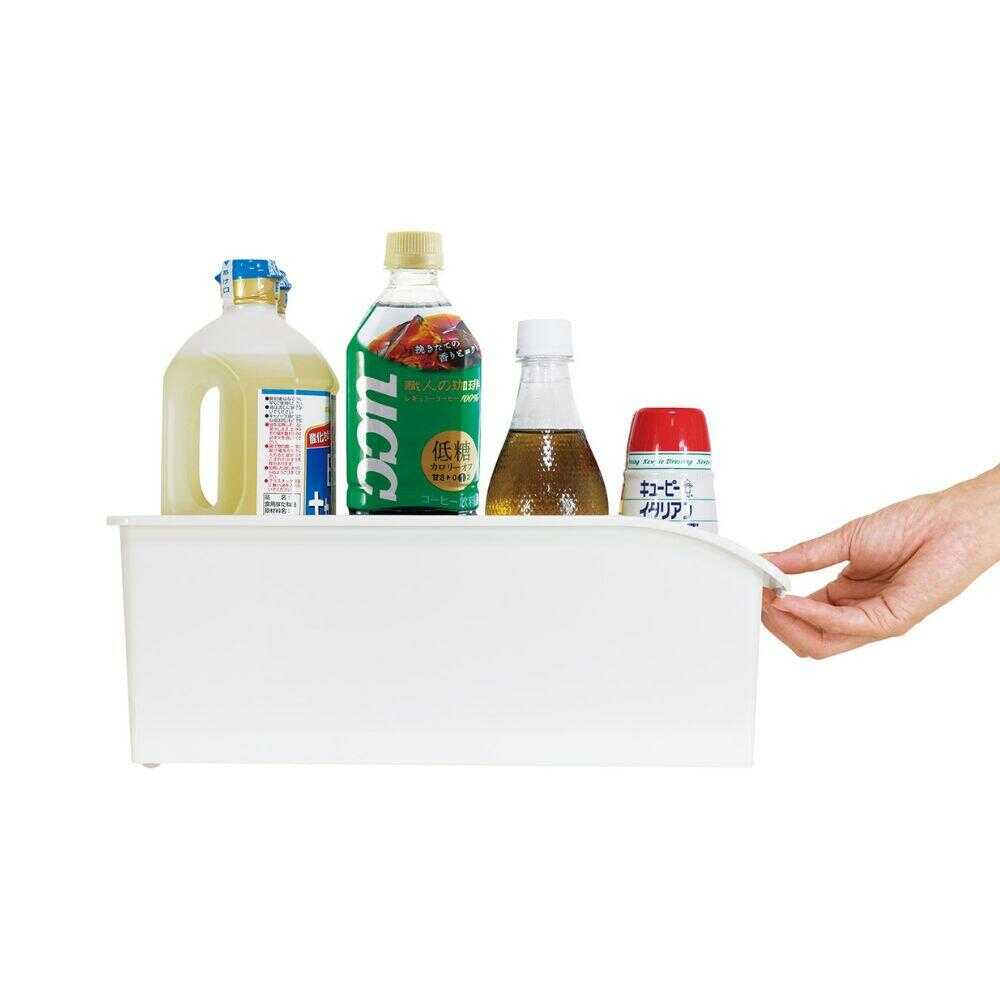 不動技研 ストック ボックス ホワイト ホワイト 幅19.1×奥36.4×高13.5cm