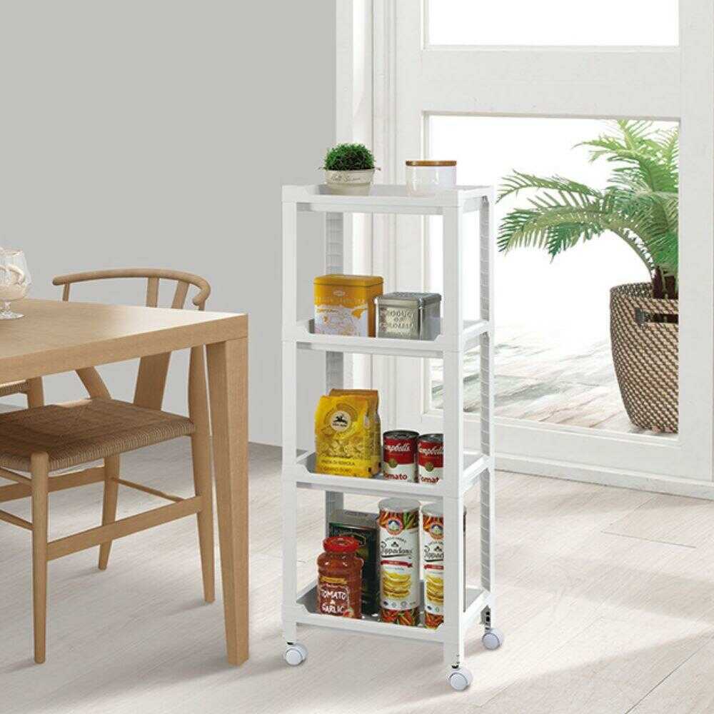 不動技研 コネクトラック ミニ ホワイト ホワイト 幅33.7×奥21.9×高93.1cm