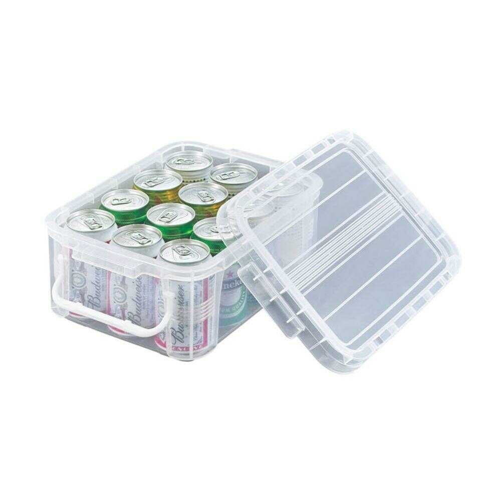 不動技研 ソリッドボックス100 クリア クリア 幅24.3×奥33.7×高14.5cm