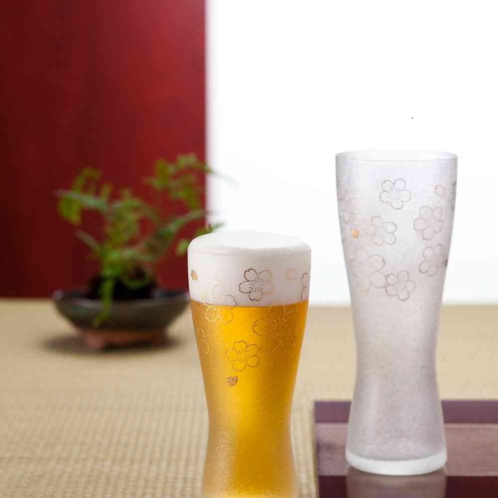 アデリア 泡づくりプレミアムビアグラス桜 L