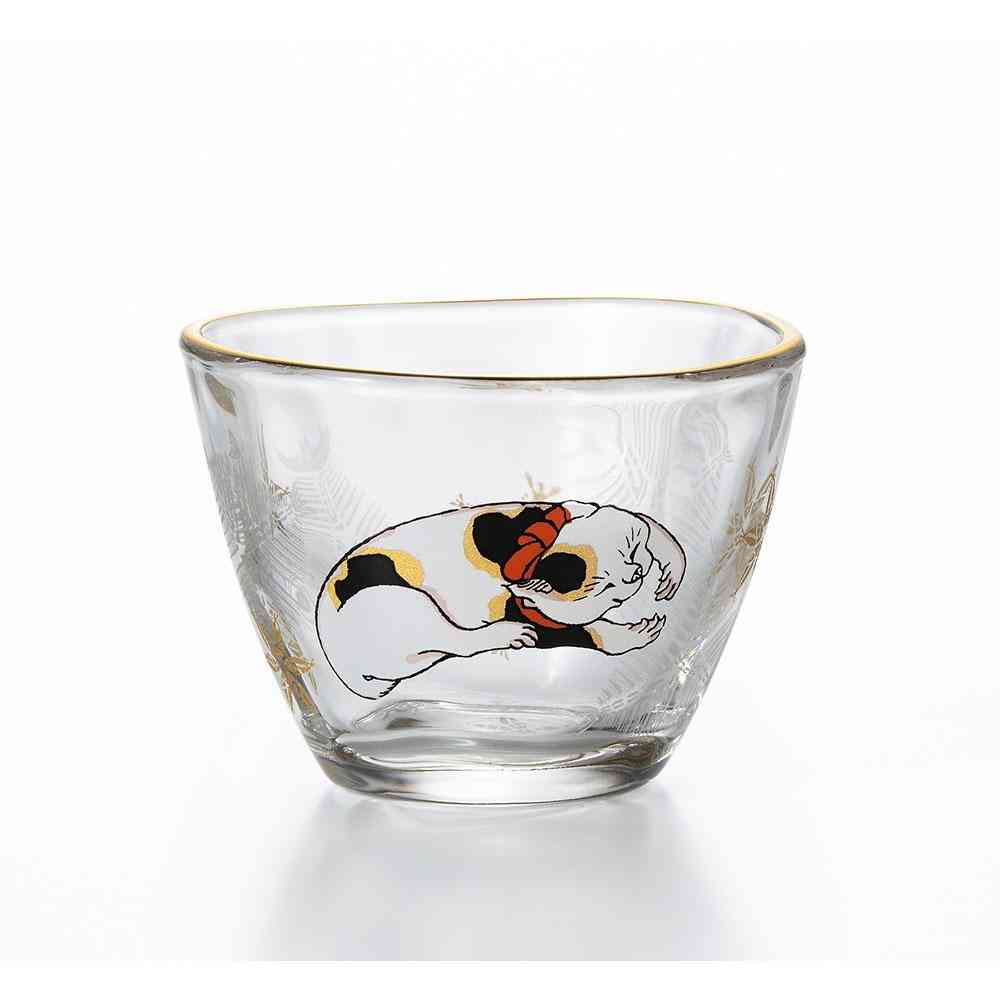 アデリア プレミアムニッポンテイスト 盃&豆皿セット ミケ 90ml盃1個×豆皿1枚