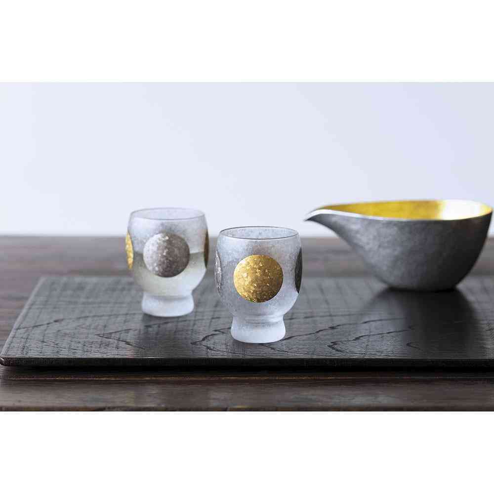 アデリア プレミアムニッポンテイスト 日月サケグラスペアセット 145ml×2個