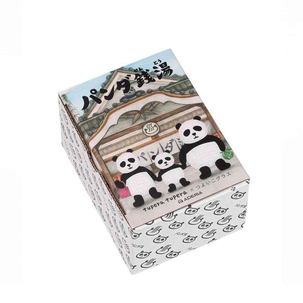 アデリア つよいこグラス S&Mセット パンダ銭湯 130ml×1個、185ml×1個