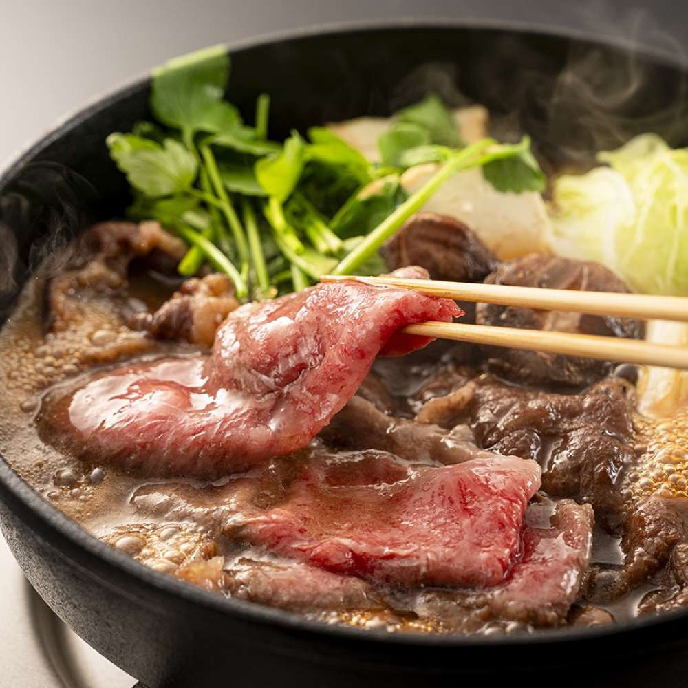 ◆TWMC150 オリーブ牛A5等級 すき焼しゃぶしゃぶ 350g 【直送品・クール便】 返品・キャンセル・他商品と同時購入は不可