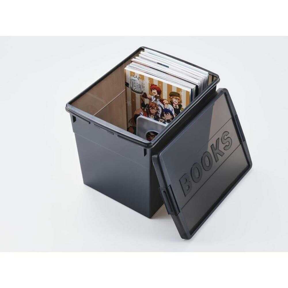 伊勢藤 同人誌ケース A4 ダークスモーク 1個 ダークスモーク 幅27.6×奥37.1×高31.5cm