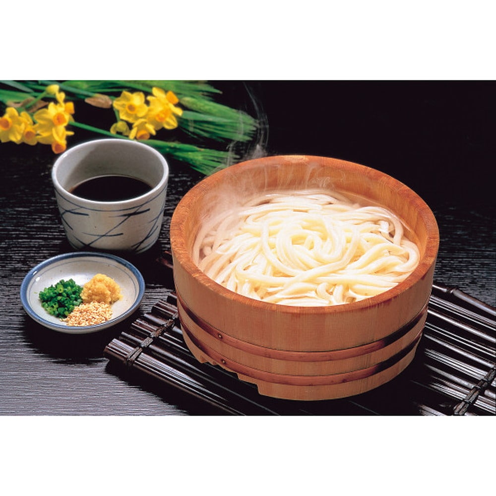 ◆【お歳暮限定】麺匠庵 無塩うどん 一生健麺(木箱入)◇メーカー直送 ▼返品・キャンセル不可【他商品との同時購入不可】