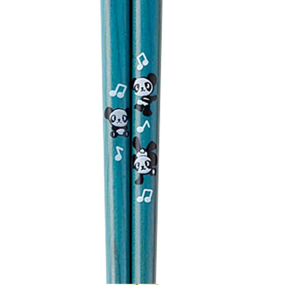 イシダ キッズ箸 ステップパンダ グリーン 18.0cm 1膳 グリーン