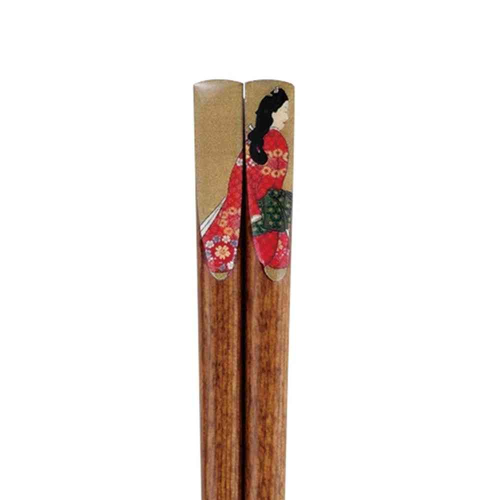 イシダ 箸 見返り美人 21cm 1膳