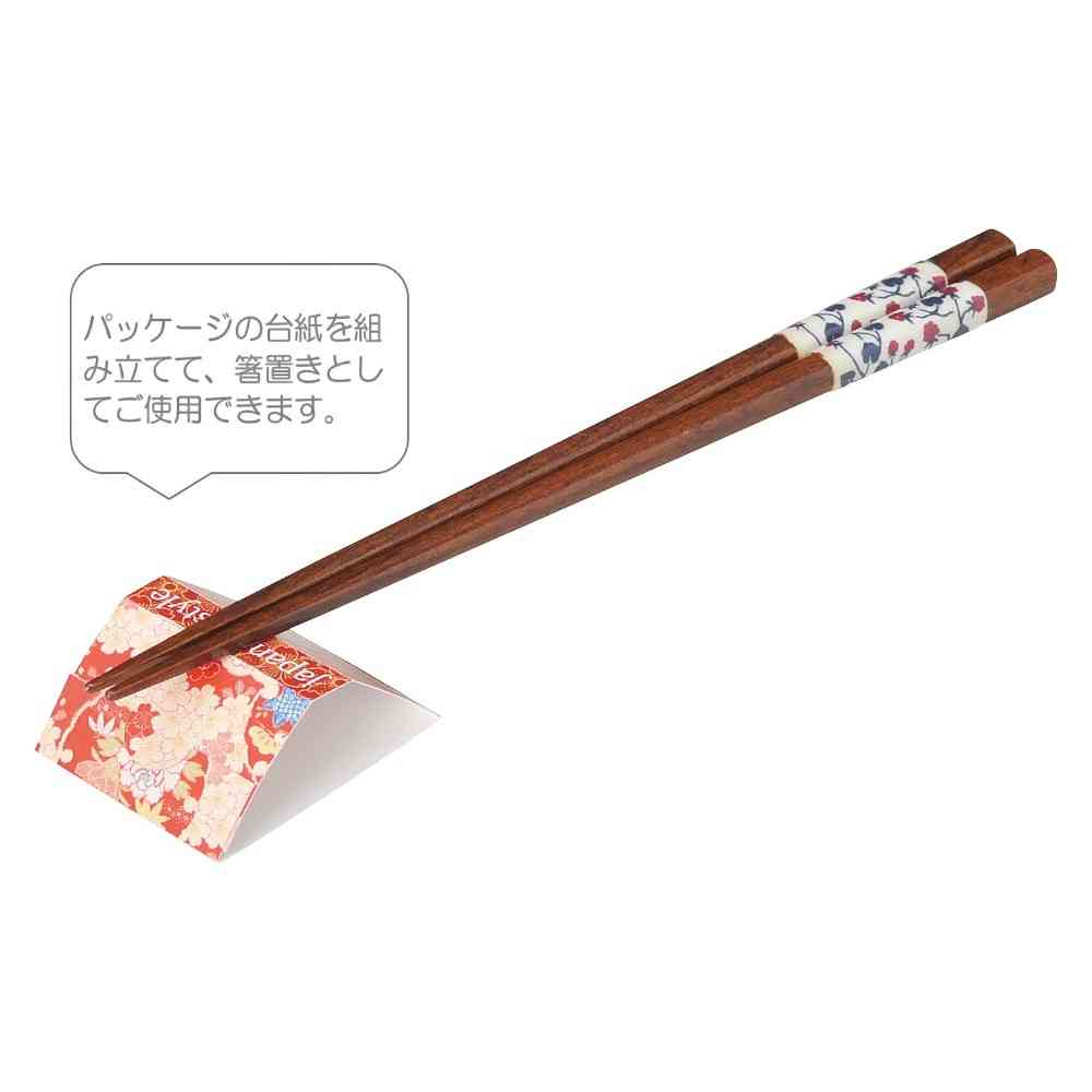 イシダ 箸 ジャパニーズスタイル 水玉 23cm 1膳