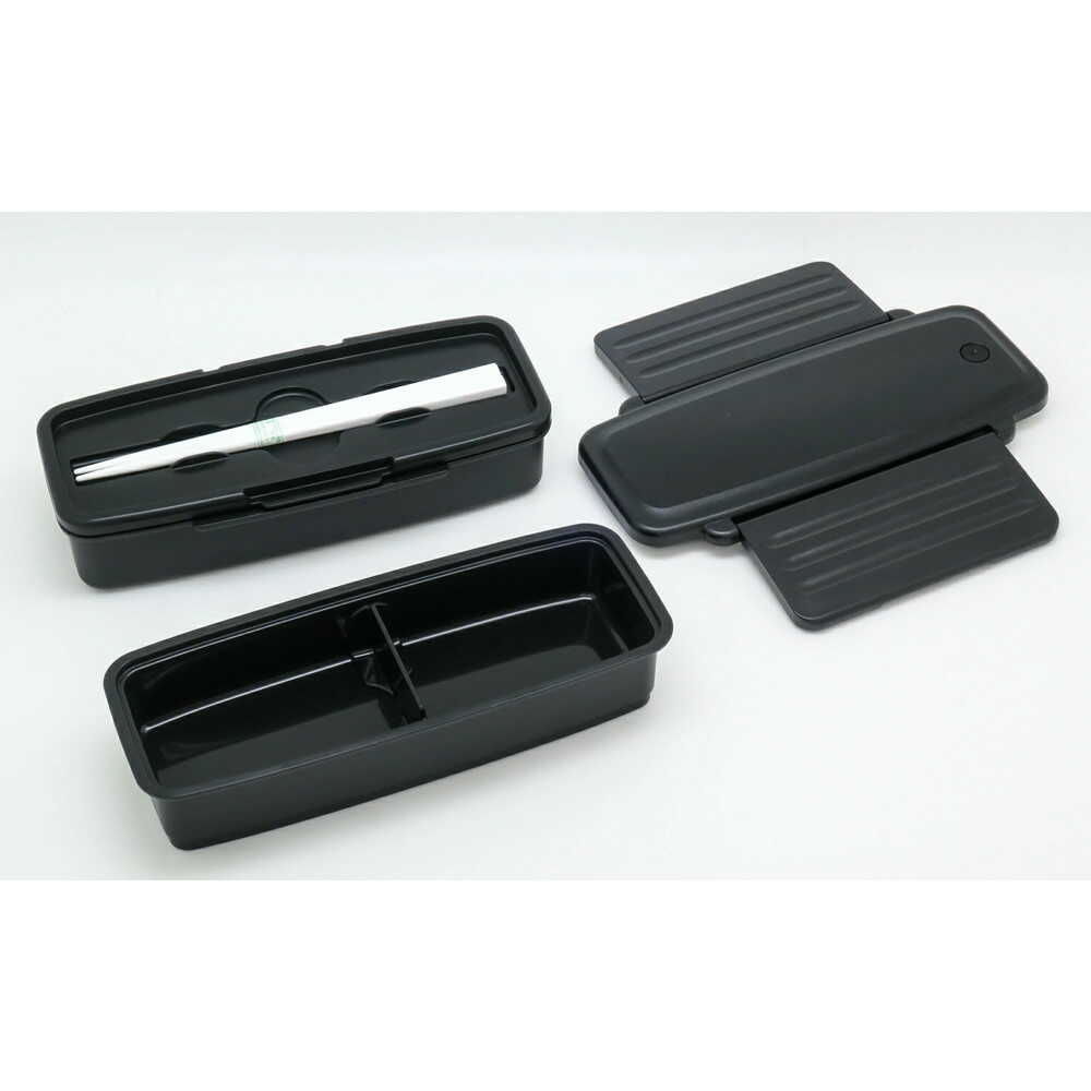 オーエスケー BLCランチボックス二段保冷ケース付 ブラック ブラック