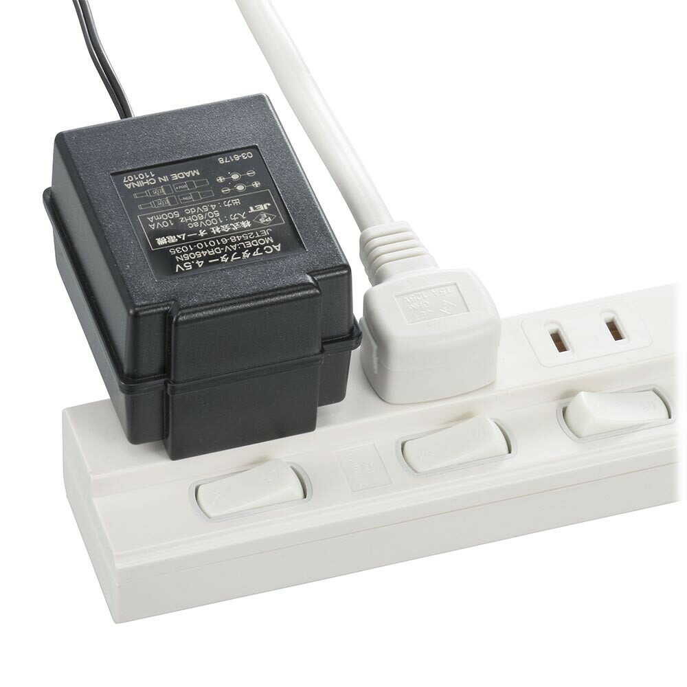 オーム電機 節電タップ 4個口 1m ホワイト