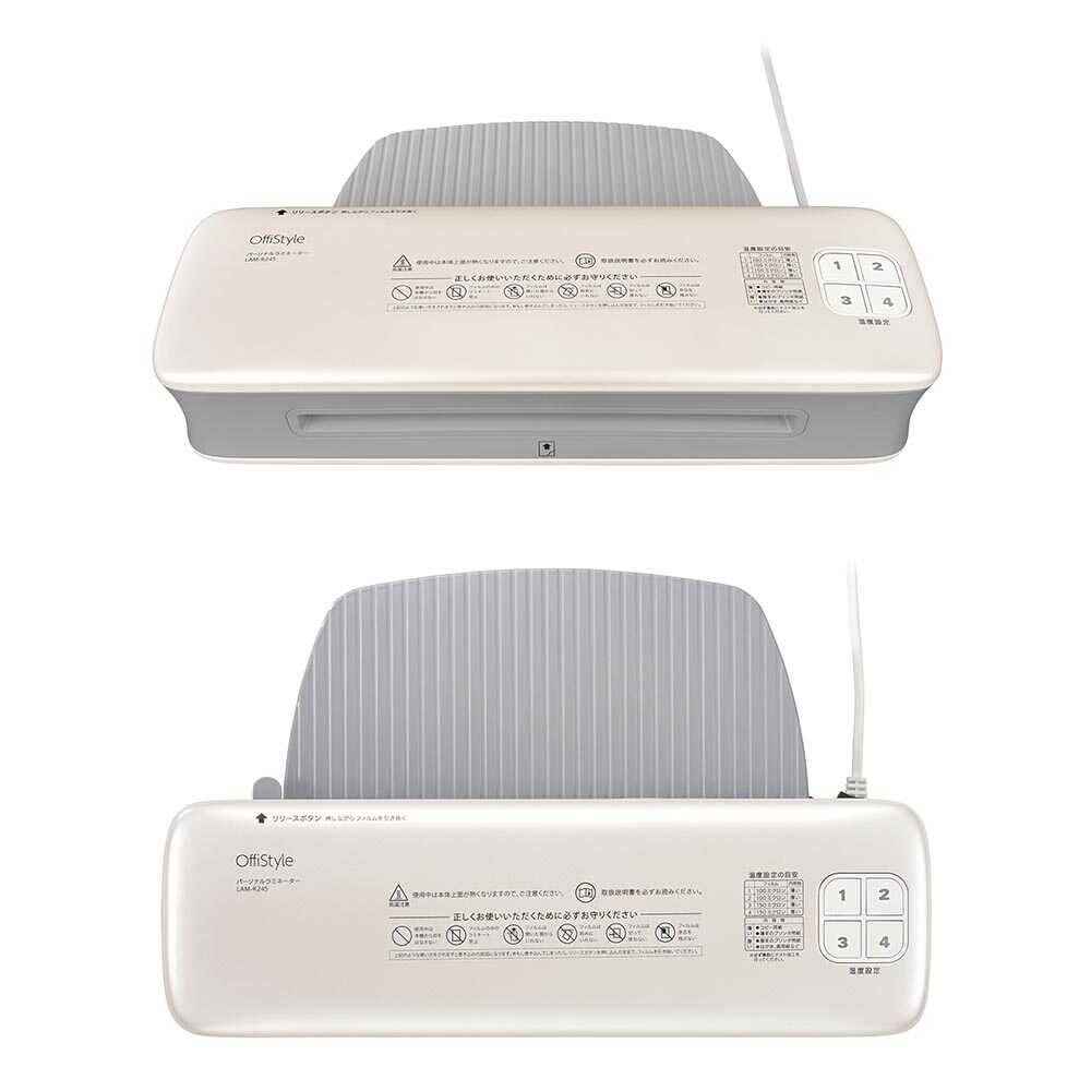 オーム電機 パーソナルラミネーターA4 ホワイト