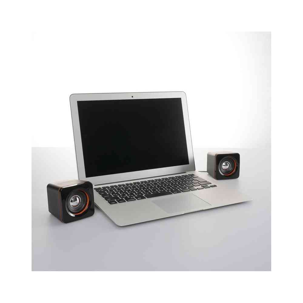 オーム電機 ミニスピーカー ブラック