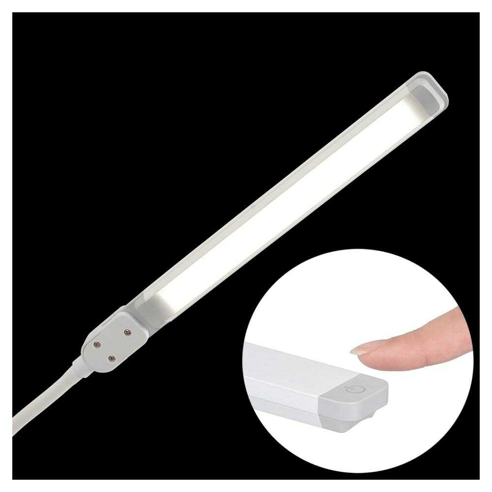 オーム電機 LEDクリップライト 昼白色 1個 ホワイト