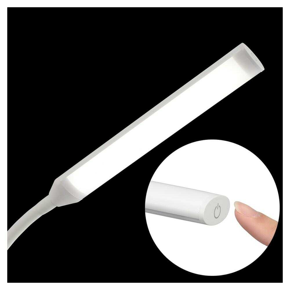 オーム電機 LEDクリップライト 昼白色 1個 ホワイト