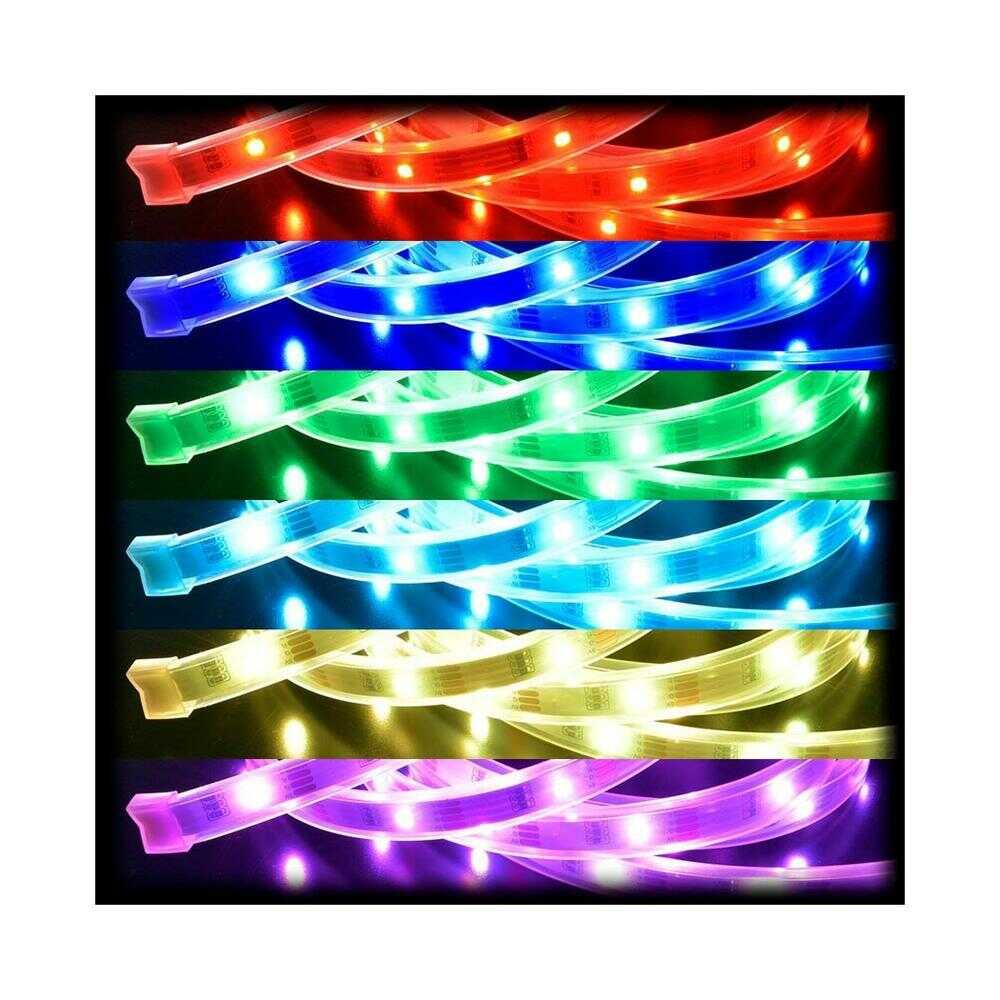 オーム電機 LEDテープライト 色切替 USB式 1.5m? ホワイト