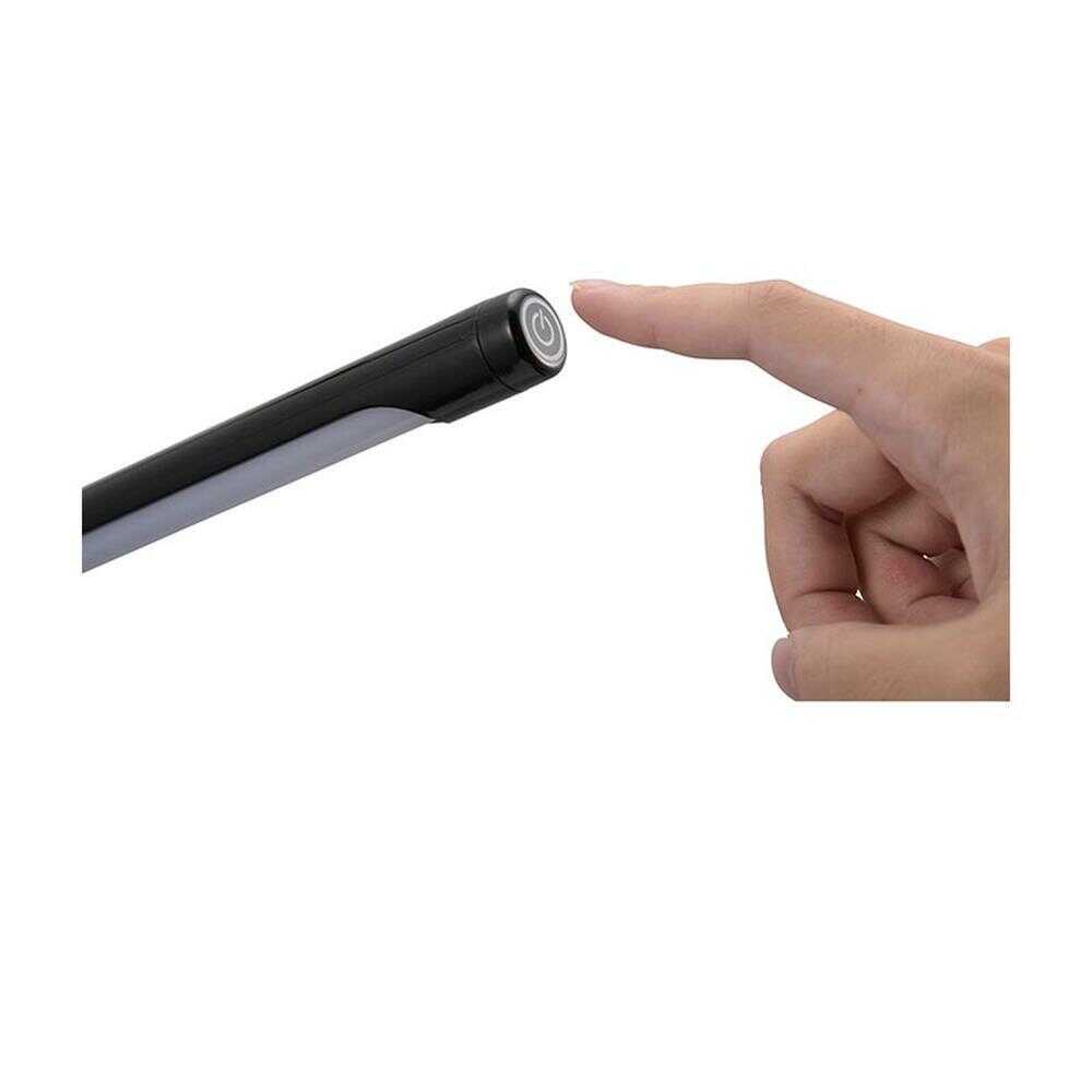 オーム電機 LEDデスクライト 3段階調光 ブラック ブラック