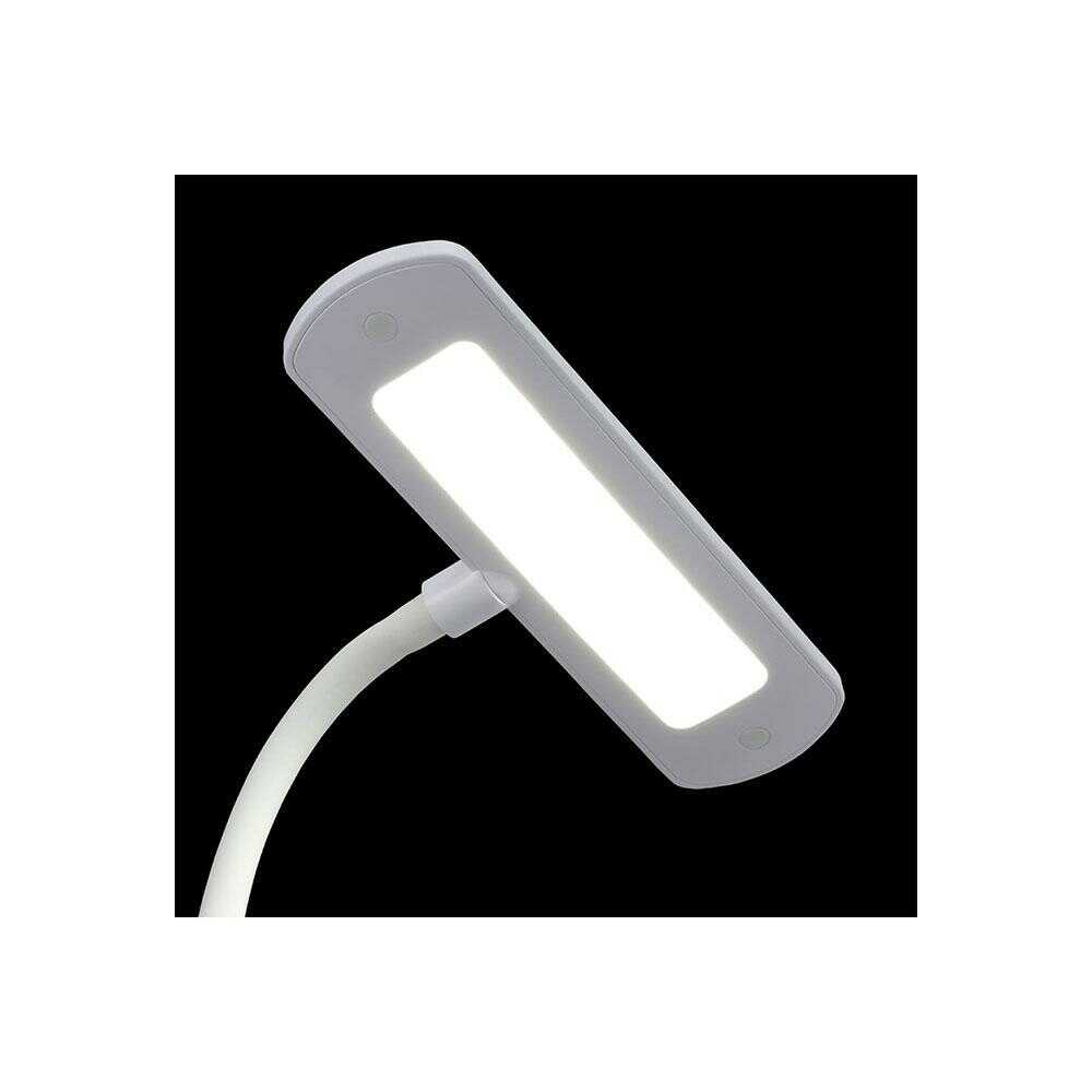 オーム電機 LEDデスクランプ 420lm ホワイト ホワイト