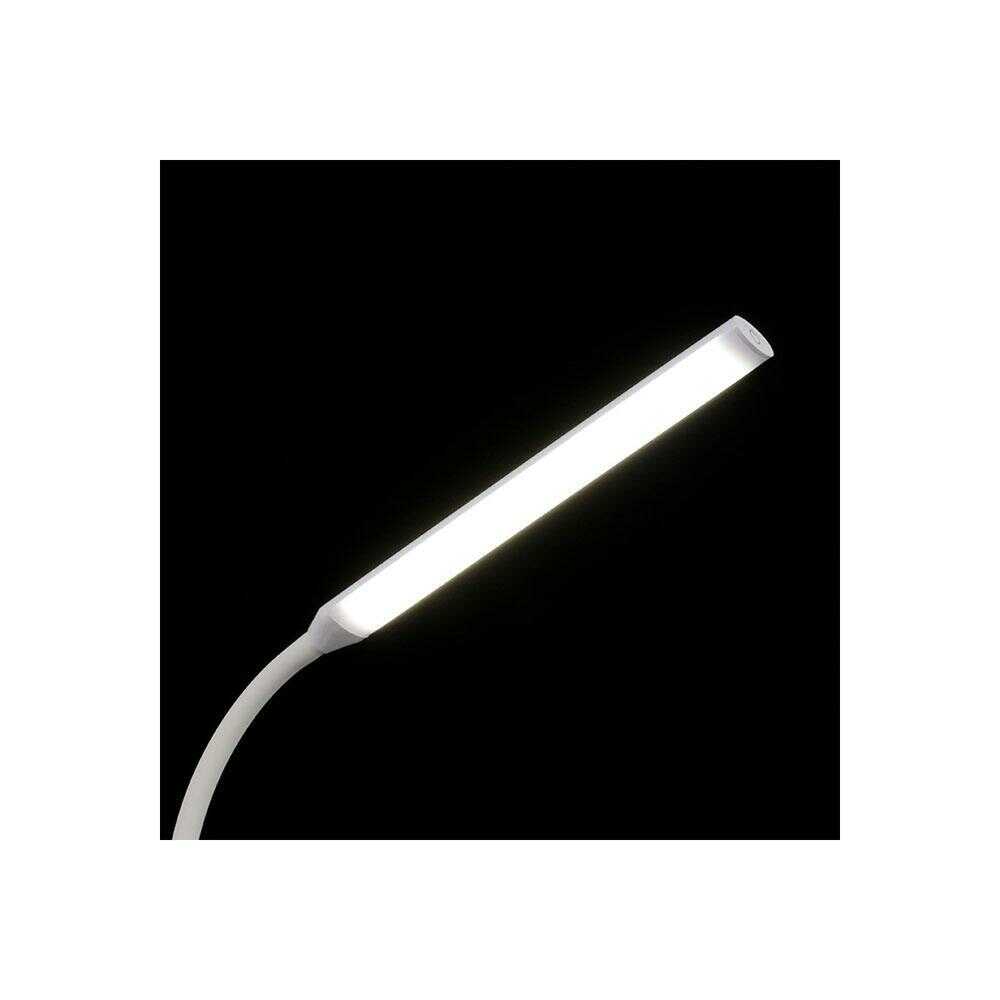 オーム電機 LEDデスクランプ 450lm ホワイト ホワイト