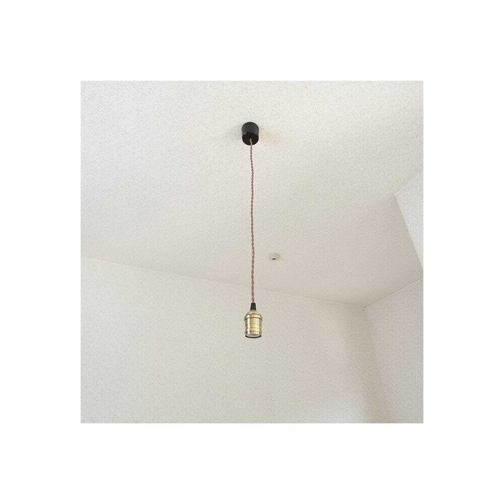 オーム電機 ペンダントソケットライト タイプB 真鍮TypeB