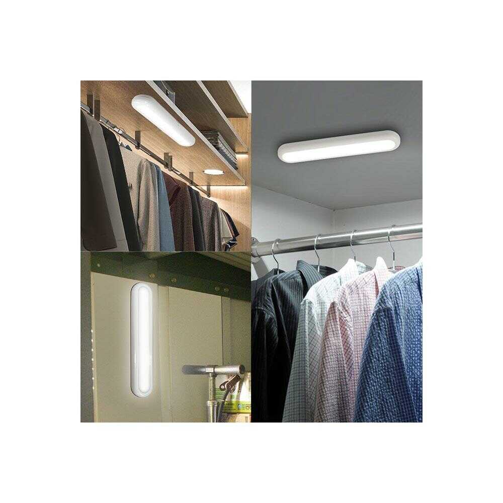 オーム電機 LEDセンサーライト 明暗人感 屋内用 電池式 ホワイト