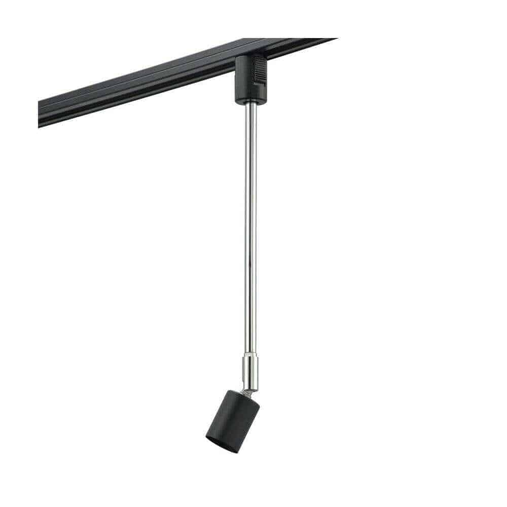 オーム電機 レールライト ライティングダクト用 E11口金 L ブラック