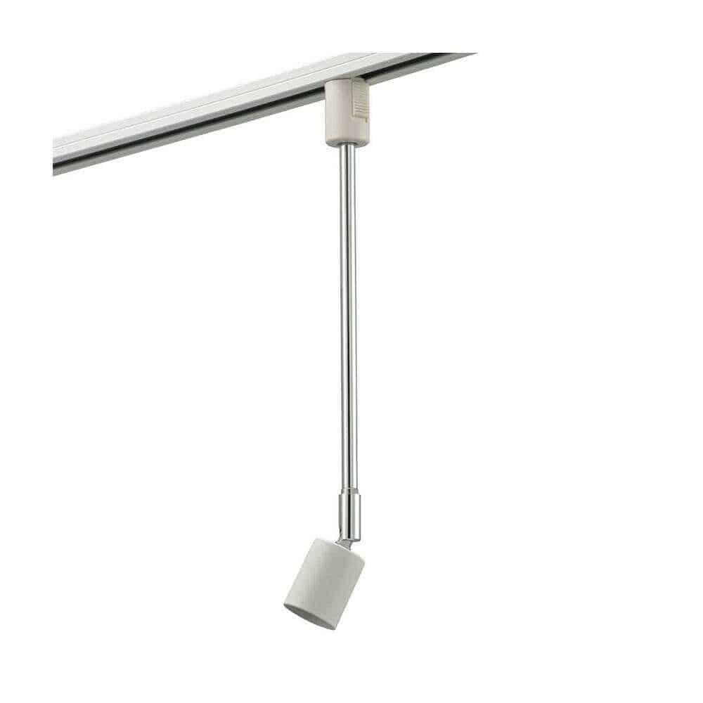 オーム電機 レールライト ライティングダクト用 E26口金 L ホワイト