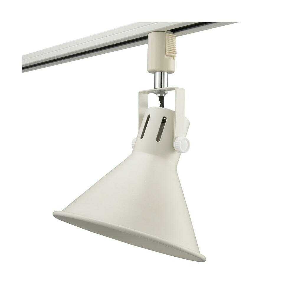 オーム電機 レールライト ライティングダクト用 E26口金 ホワイト