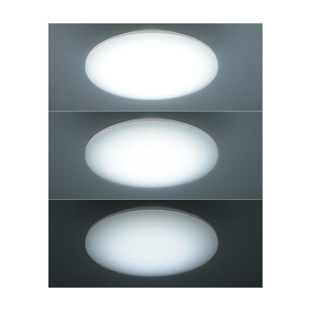 オーム電機 LEDシーリングライト 2~6畳用 昼光色 ホワイト